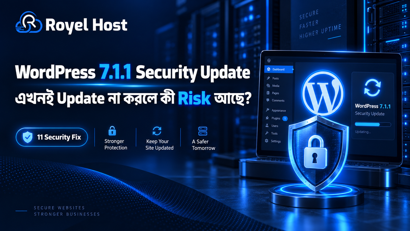 WordPress 7.1.1 Security Update 11 security fixes and website risk guide